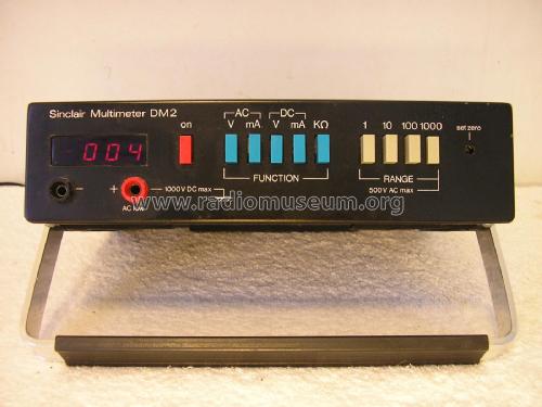 Multimeter DM 2; Sinclair Radionics (ID = 2100555) Equipment