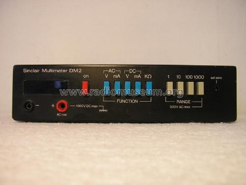 Multimeter DM 2; Sinclair Radionics (ID = 2100556) Equipment