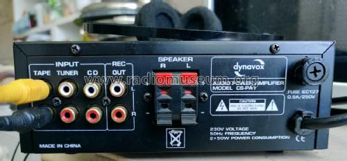 Dynavox CS-PA1; Sintron Audio; (ID = 2659114) Ampl/Mixer