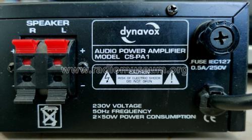 Dynavox CS-PA1; Sintron Audio, TAC, (ID = 2659115) Verst/Mix