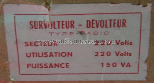 Survolteur-Dévolteur Radio SD 2/2 P 1,5; SITAR, Société (ID = 1188633) Power-S