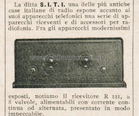 R121; SITI Società (ID = 2677807) Radio