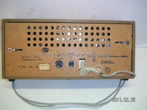 Corall 3820; Skantic Radio AB, (ID = 955413) Radio