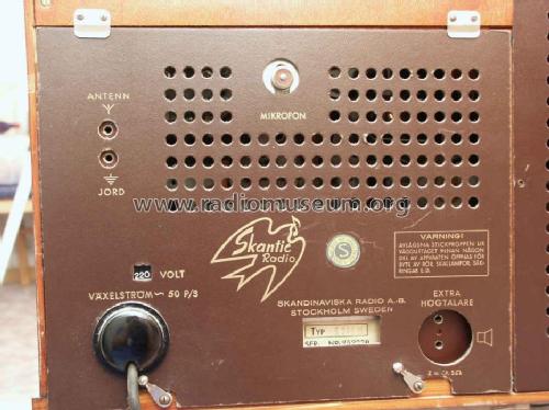 Skantic Radio S295M; Skantic Radio AB, (ID = 639114) Radio