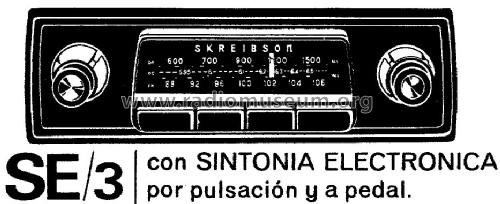 SE-3; Skreibson; Barcelona (ID = 1376343) Car Radio