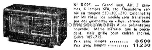 Grand Luxe 8095; SMG S.M.G.; Paris (ID = 2084307) Radio
