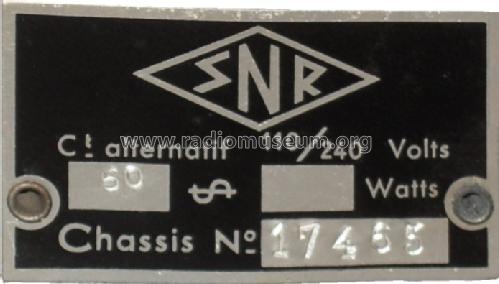 Constellation 56 ; SNR S.N.R., Société (ID = 698313) Radio