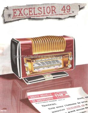 Excelsior 49 ; SNR S.N.R., Société (ID = 1886144) Radio