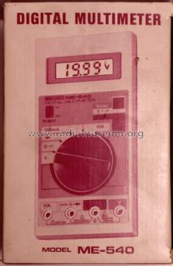 Digital Multimeter ME 540; Soar Corporation; (ID = 2359991) Equipment