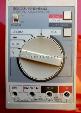 Digital Multimeter ME 540; Soar Corporation; (ID = 2359996) Equipment