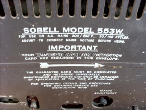 553W; Sobell Ind., Slough (ID = 1543524) Radio