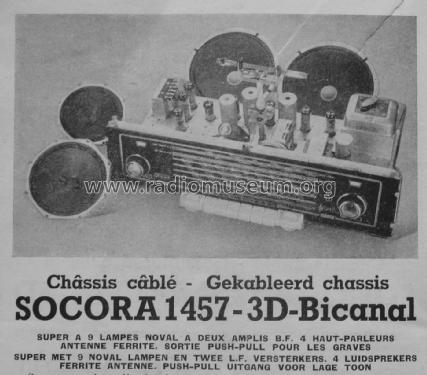 3D Bicanal 1457; SOCORA; Bruxelles (ID = 1748131) Radio