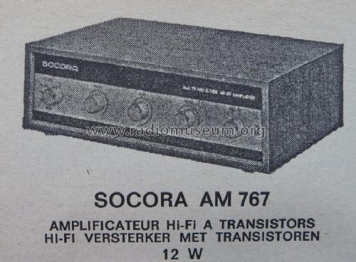 AM767; SOCORA; Bruxelles (ID = 1424079) Ampl/Mixer