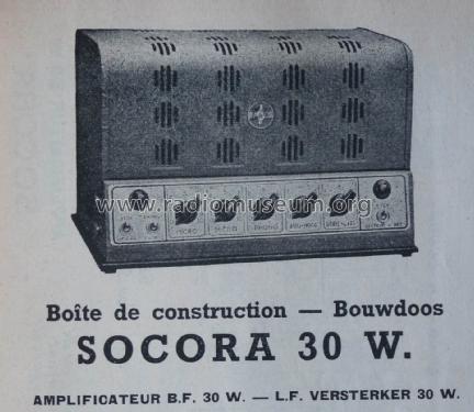 Amplificateur 30W ; SOCORA; Bruxelles (ID = 1745845) Ampl/Mixer