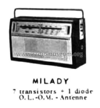 Milady ; Socradel, Société (ID = 1725311) Radio