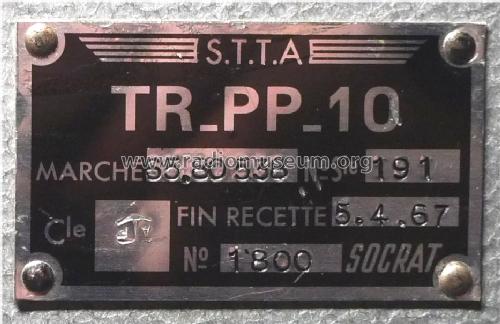 TR-PP-10 1800; Socrat; Paris (ID = 1319833) Equipment