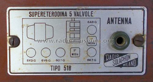 518; Solaphon - Phonsola; (ID = 2402352) Radio