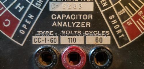 Capacitor Analyzer CC-1-60; Solar Manufacturing, (ID = 2763975) Equipment