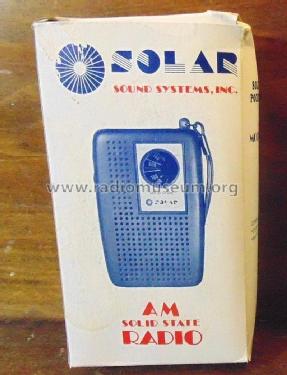 AM Solid State Pocket Radio 102A; Solar Sound Systems (ID = 1945116) Radio