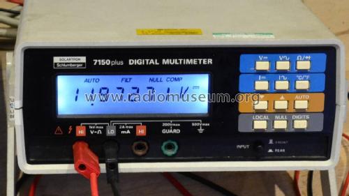 Schlumberger Digital Multimeter 7150 plus; Solartron Laboratory (ID = 2288498) Equipment