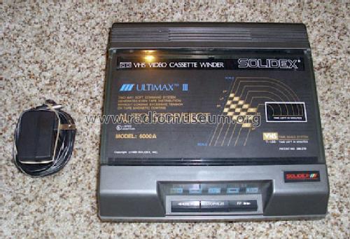 Ultimax III VHS Video Cassette Winder 6000 A; Solidex, Inc.; San (ID = 1345542) Altri tipi