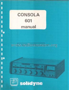 Consola Compacta de 6 Canales 601; Solidyne; Buenos (ID = 1700061) Ampl/Mixer