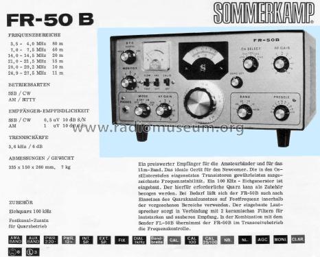 FR-50B; Sommerkamp (ID = 737940) Amateur-R