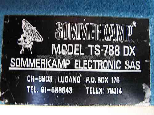 TS-788DX; Sommerkamp (ID = 809103) Amat TRX