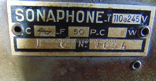 Rapsodie R6; Sonaphone; Paris (ID = 1784499) Radio