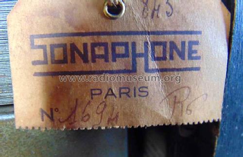 Rapsodie R6; Sonaphone; Paris (ID = 1784500) Radio