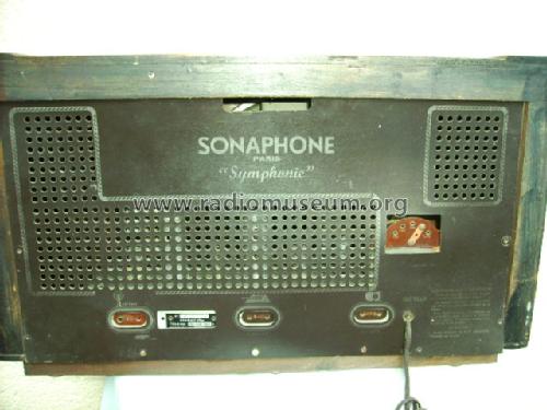 Symphonie ; Sonaphone; Paris (ID = 507380) Radio