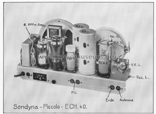 Piccolo ECH40; Sondyna AG; Zürich- (ID = 1934902) Radio