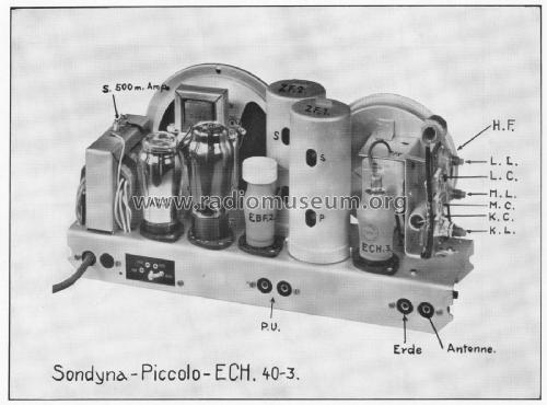 Piccolo III ECH40-3; Sondyna AG; Zürich- (ID = 1934899) Radio