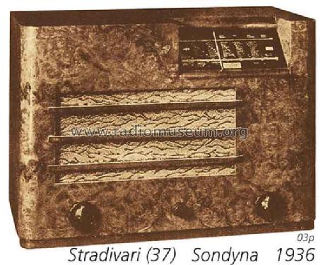 Stradivari 37 445; Sondyna AG; Zürich- (ID = 2434) Radio