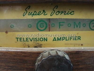 Super Sonic Television Amplifier 117; Sonic Industries Inc (ID = 1683250) Ampl. HF