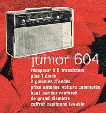 Junior 604; Sonneclair, (ID = 2322376) Radio