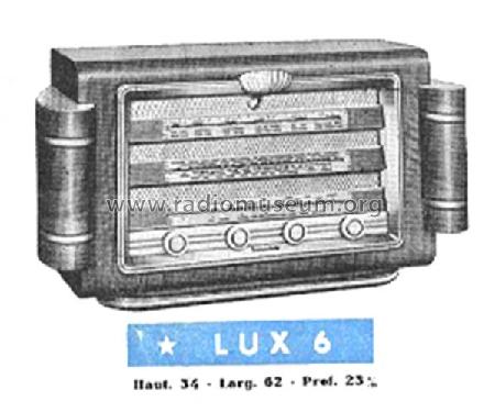Lux 6 ; Sonneclair, (ID = 2323523) Radio