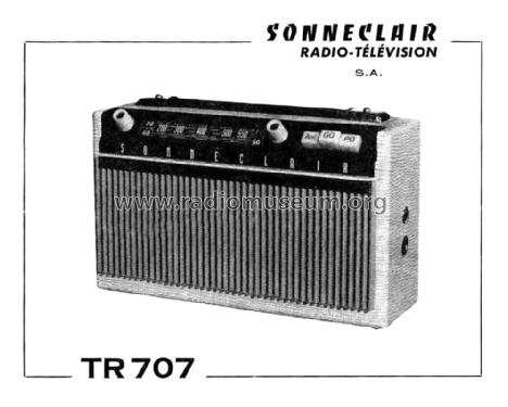 TR 707; Sonneclair, (ID = 2323563) Radio