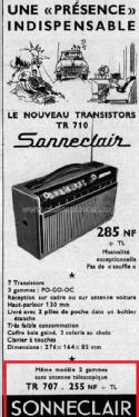 TR 707; Sonneclair, (ID = 2852719) Radio