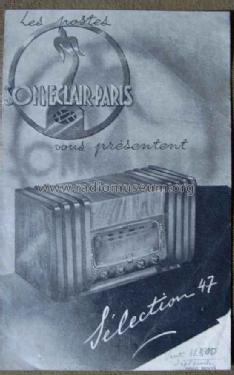 Sélection 47; Sonneclair, (ID = 1452925) Radio