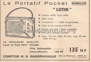 Lutin ; Sonolor; Paris, La (ID = 506019) Radio