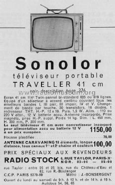 Traveller 41; Sonolor; Paris, La (ID = 396198) Television