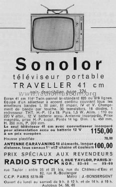 Traveller 41; Sonolor; Paris, La (ID = 396198) Televisión