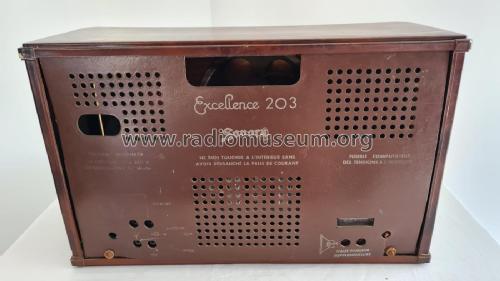 Excellence 203; Sonora-Radio; Paris, (ID = 2869690) Radio