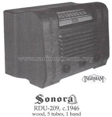 RDU-209 ; Sonora Radio & Telev (ID = 1474634) Radio