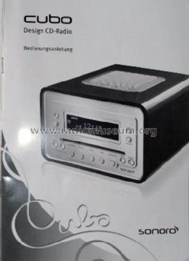 Design CD-Radio Cubo ; Sonoro-Audio GmbH, K (ID = 1136492) Radio