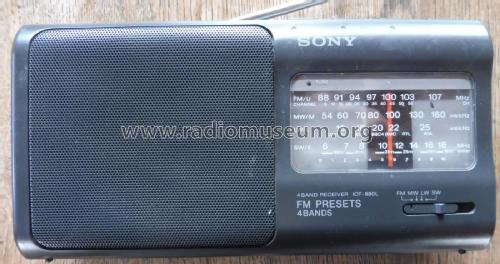 4 Band Receiver ICF-880L; Sony Corporation; (ID = 2565161) Radio