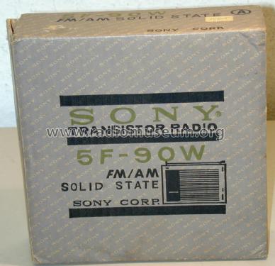 5F-90W; Sony Corporation; (ID = 2813605) Radio