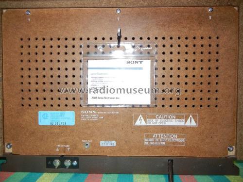 AM/FM Table Radio ICF-9740W; Sony Corporation; (ID = 2604762) Radio