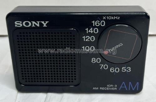 AM Receiver ICR-3; Sony Corporation; (ID = 2826877) Radio